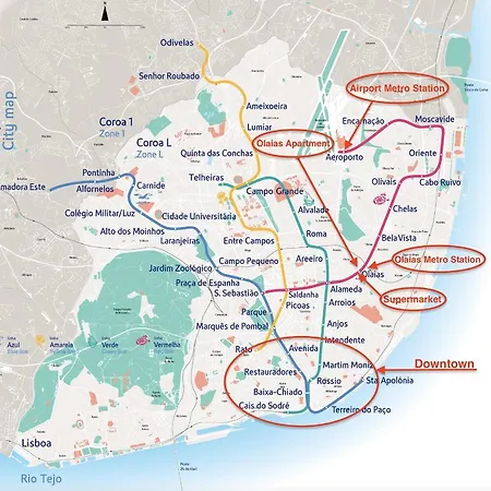 1-minute Walk To The Metro And 2 To The Supermarket Apartman Lisboa